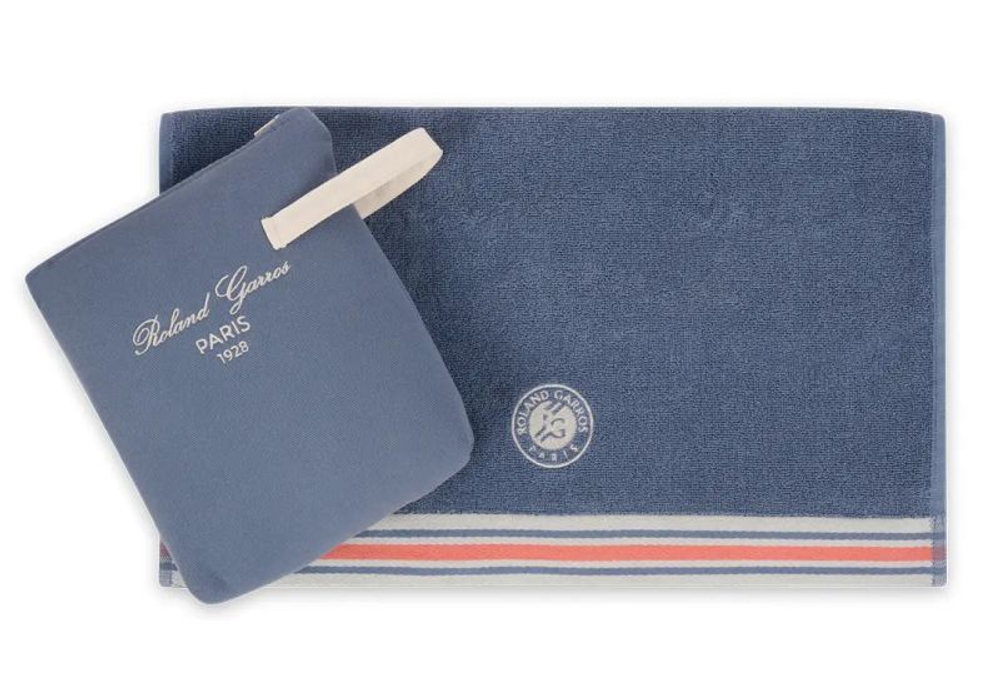 Теннисное полотенце Roland Garros Sporty Chic Trousse Towel - navy
