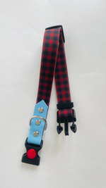 Ошейник для собак из биотана , 25 мм , 35-55 см . Клетка и салатовый