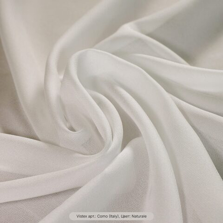 Креп тюлевый роскошный итальянский мягкий Vistex арт. Como col. naturale (высота 325 см, Италия)