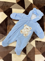 Комбинезон "Мишка" Модель: 015-3-084в (Цвет: Синий, Размер: 36 (56-62))