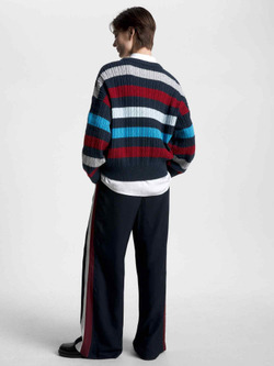 Джемпер женский TOMMY HILFIGER CABLE RWB STRIPE C-NK SWEATER