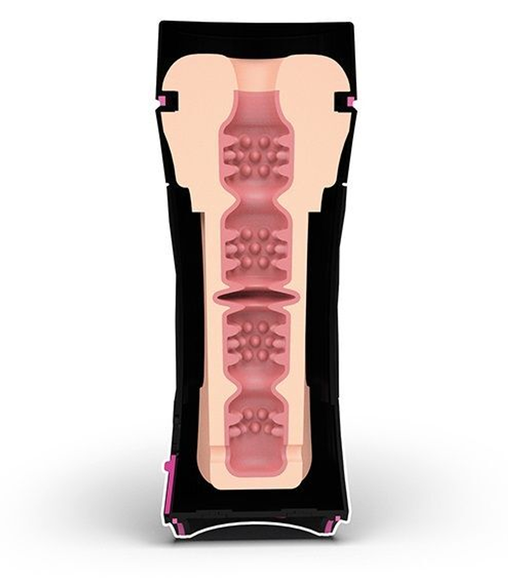 Мастурбатор в тубе Oh Push me Donut (Цвет: телесный)