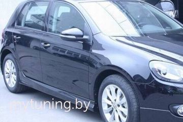 Накладки на пороги V.5 для VW Golf 6 2008-2016