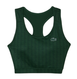 ТОП теннисный Lacoste SPORT Printed Sports Bra - green