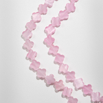 Селенит (имитация), клевер, 11*12мм, розовый