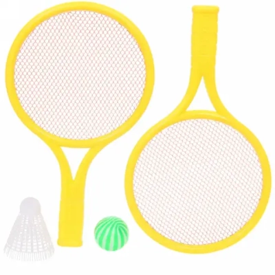 Теннис пляжный в наборе BT-358A-1: 2 ракетки 30*17.5 см, шарик, волан