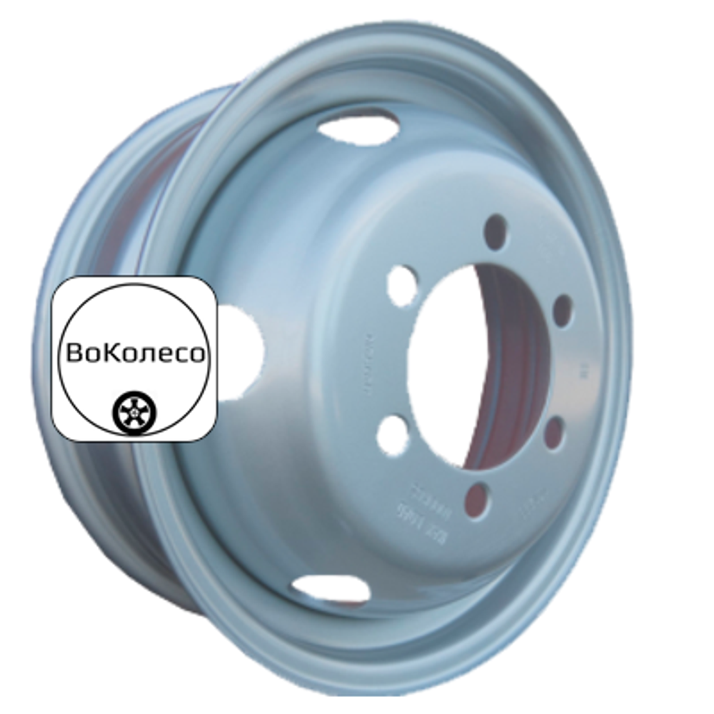 5,5x16/6x170 ET106 D130 Газель Silver (3165587) (8 мм) 1 350 кг Китай усил. SRW