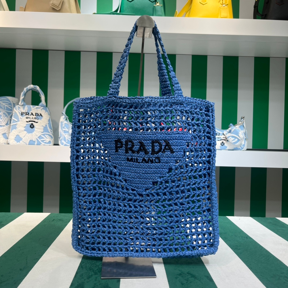 Prada Crochet Tote Bag