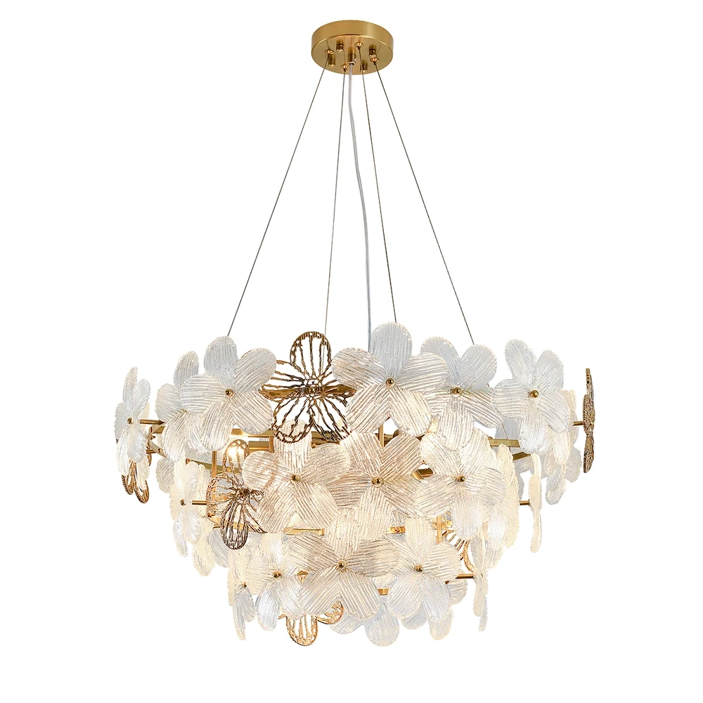 Подвесная люстра Indigo FIORI 12049/8P Brass V000555