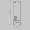 Крепление потолочное Maytoni Technical Accessories for tracks Flexity TRA200C-11B