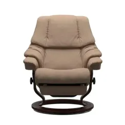 Stressless Reno M Classic Power Leg Back + Battery Pack Dinamica Beige Brown