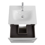 Тумба с раковиной BelBagno 60 UNO-700-2C-SO-BO+BB-8099-70 Bianco Opaco