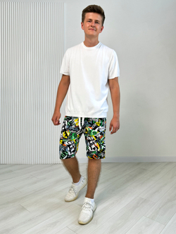 Шорты для мальчика подростковые "Слова"