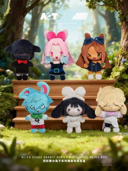 Фигурка Alien Stage Rabbit Series Vinyl Plush Blind Box 1 шт / Случайная фигурка по мотивам музыкального веб-сериала Алиен Стейдж