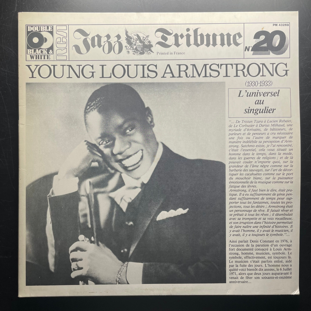 Louis Armstrong ‎– Young Louis Armstrong (1930-1933) 2LP (Франция 1981г.)