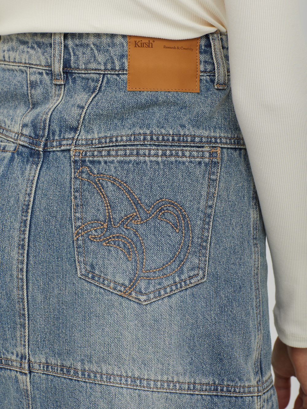 Юбка Vintage Cargo Denim Long Skirt
