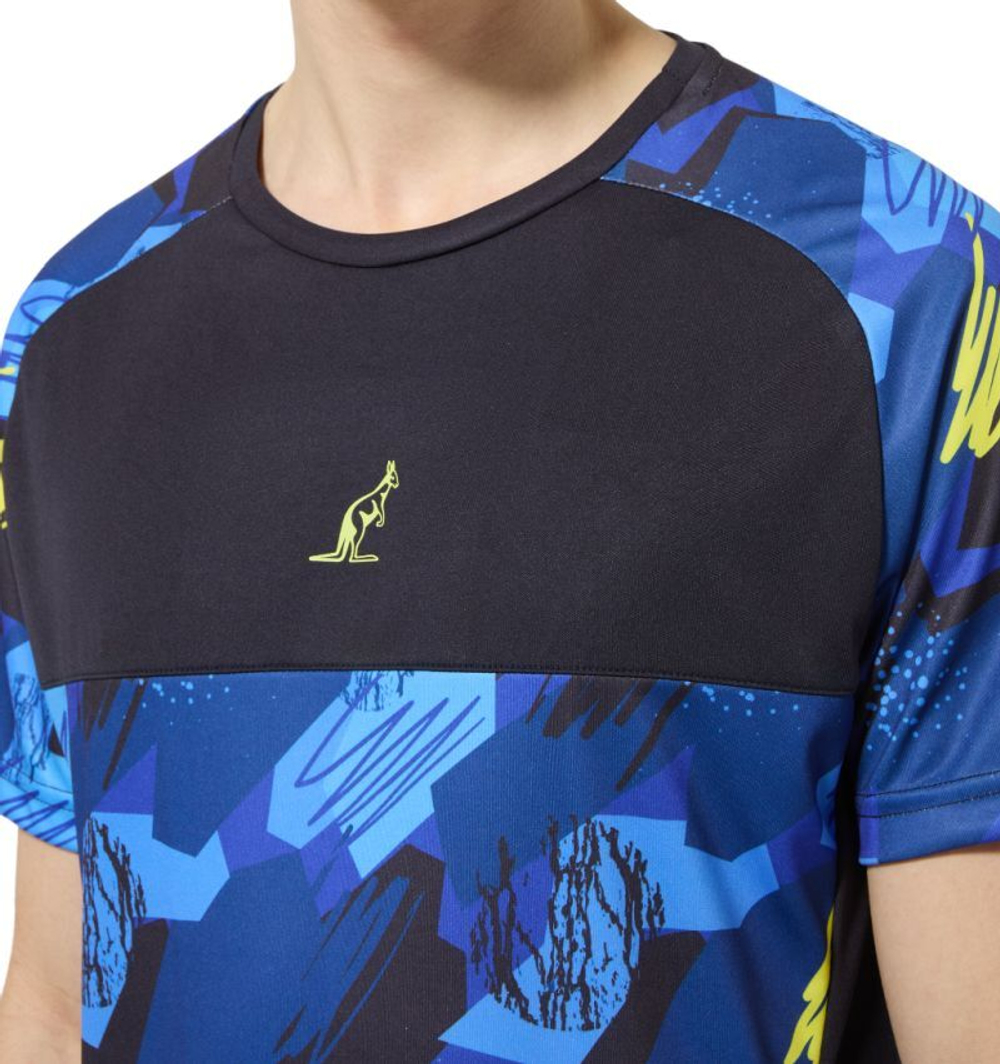 Мужская теннисная футболка Australian Scribble in Ace - разноцветный