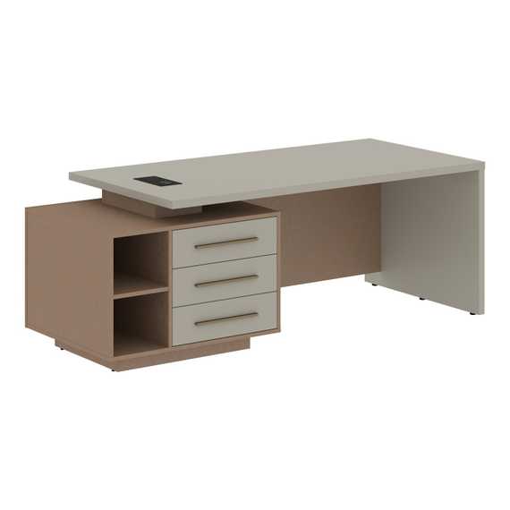 Стол руководителя с тумбой VCT 2190(L)  2100х900х750 VELION