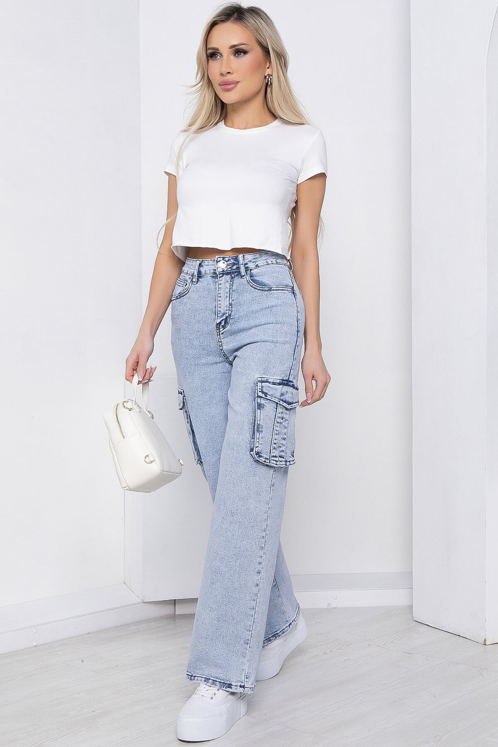 Джинсы "Артемиса" (голубые) Б8608 LT Collection