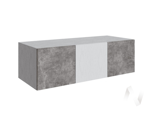 Антресоль Мадрид 1;3 400 (белый/ателье светлое)