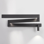 740647 Бра (светильник настенный) DIVE LED 55W 3500LM G ЧЕРНЫЙ 4000K