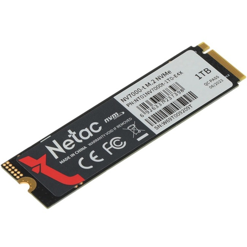 Жесткий диск SSD M.2 1Tb Netac NV7000-t, 7200/5500MBs, 740000 IOPS, 3D NAND, 2280. PCI-E 4.0 x4 (NT01NV7000t-1T0-E4X)