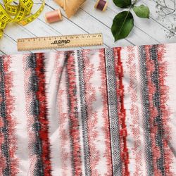 Ткань интерлок народный рушник