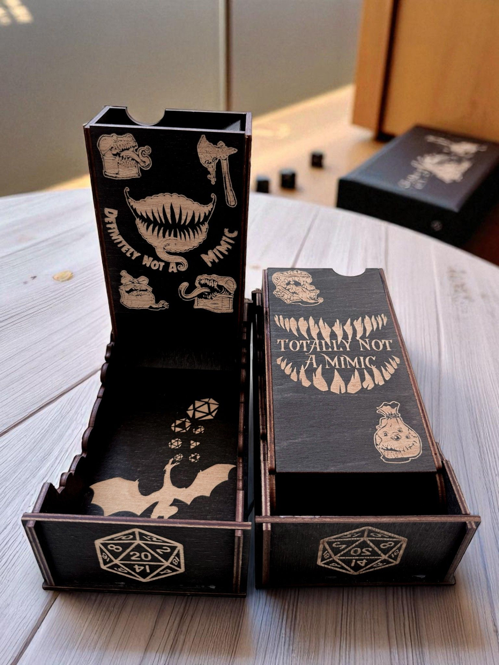 Dice Tower «Точно не мимик» — дерево