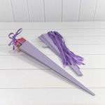 Коробка Ваза для цветов 6х6х60 см "Для одной розы" (Сиреневый)