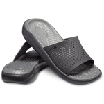 Шлепанцы CROCS LiteRide Slide Black Slate Grey