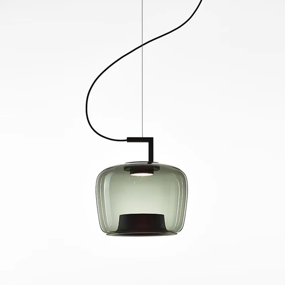 Подвесной светильник 8871P/B L black/light green