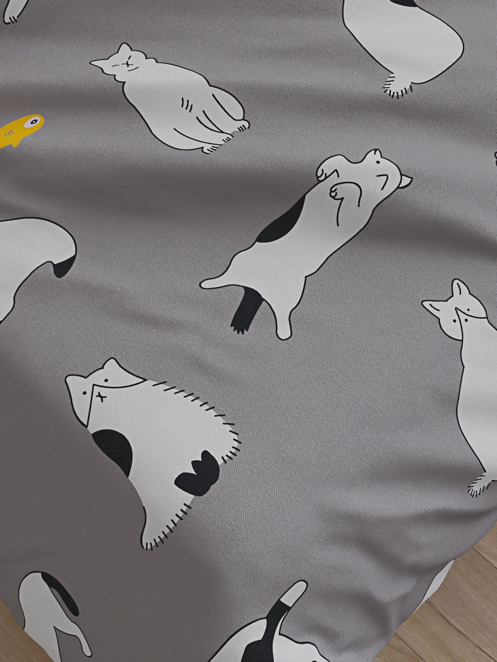 Постельное белье поплин Сказка "Локи" 2-спальное Наволочка 70x70 см 2 шт Простынь на резинке 160x200 см Пододеяльник 175x215 см