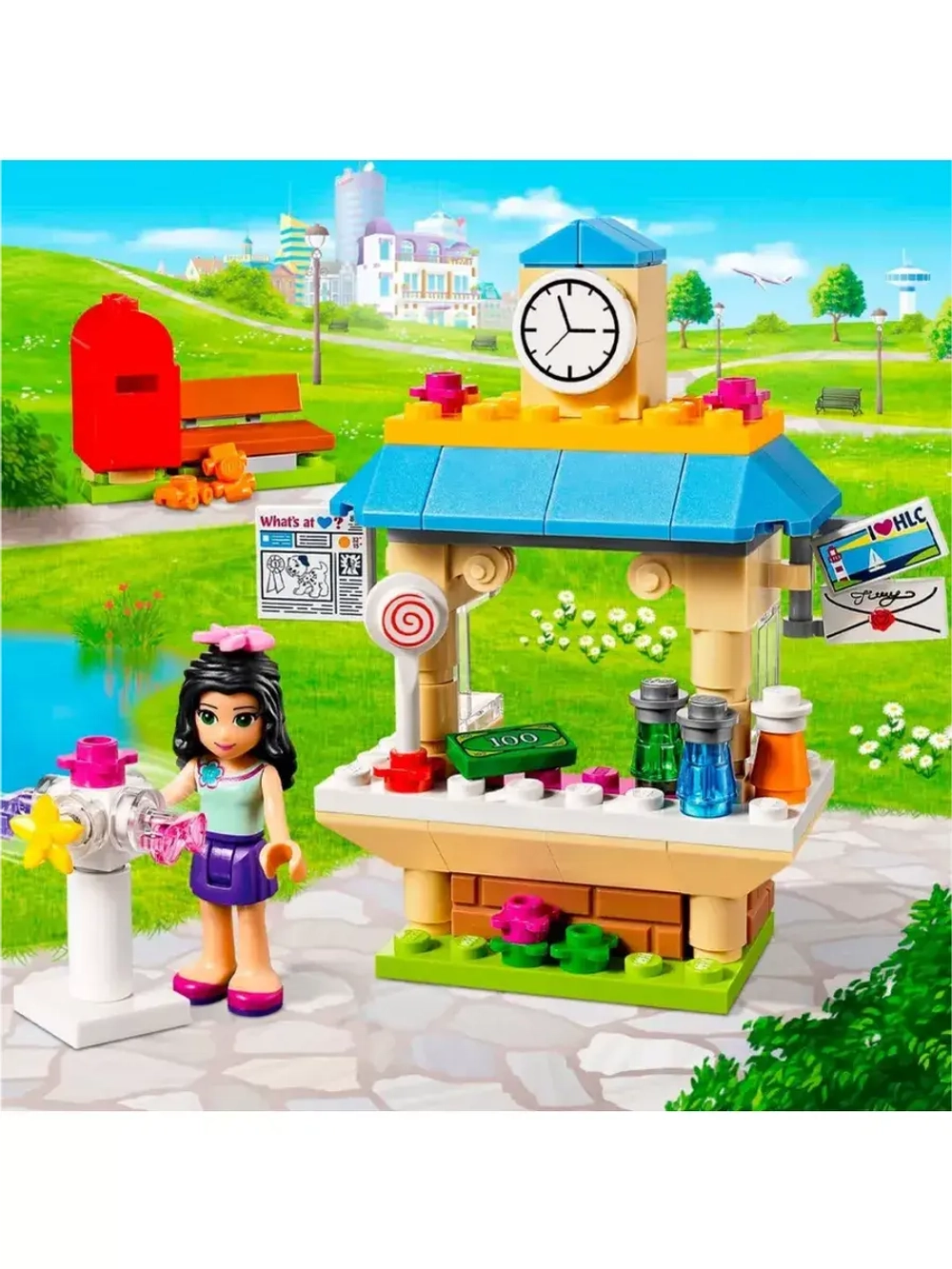 Конструктор Френдс "Туристический киоск Эммы" - 101 деталь