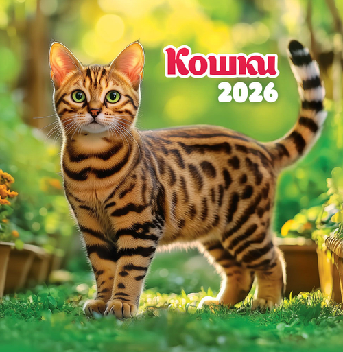 Календарь на скрепке (ПК) Кошки и котята