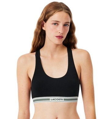 ТОП теннисный Lacoste Heritage Racer Back - black