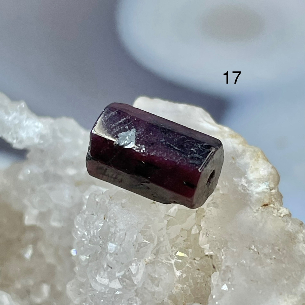 57876 Гранат Бусина 9,5х6-7 мм-80
