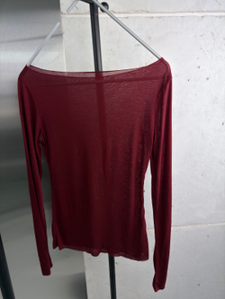 Лонгслив женский арт. 0100 цвет "бордовый"