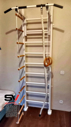 Монтаж шведской стенки Sv Sport в бетонные, кирпичные стены