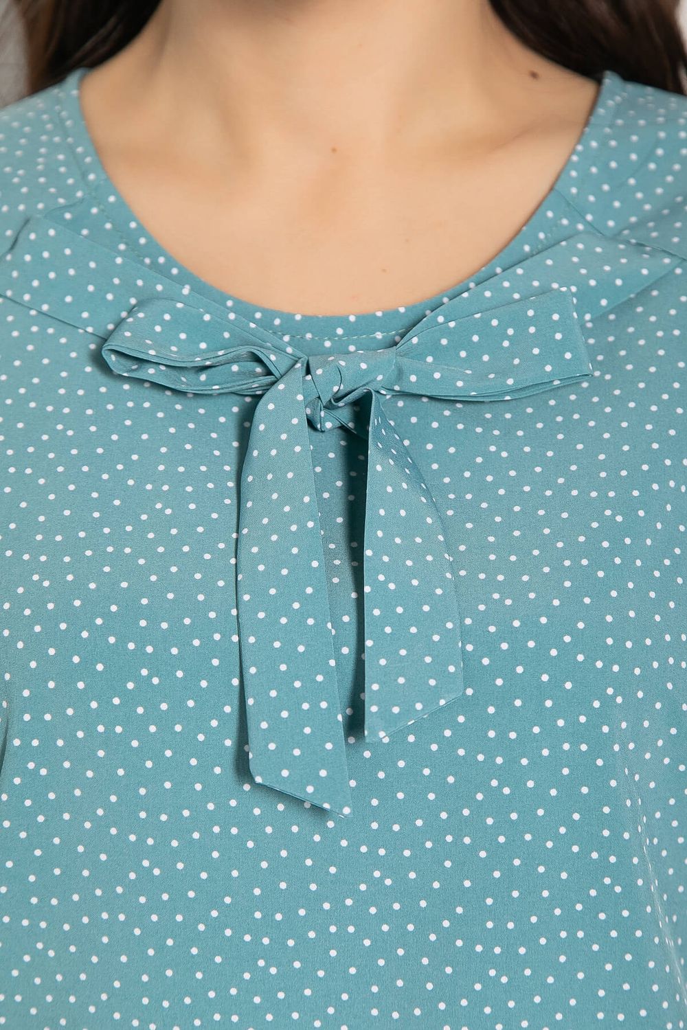 Блуза Сицилия (светло-бирюзовая) Б11601 LT Collection