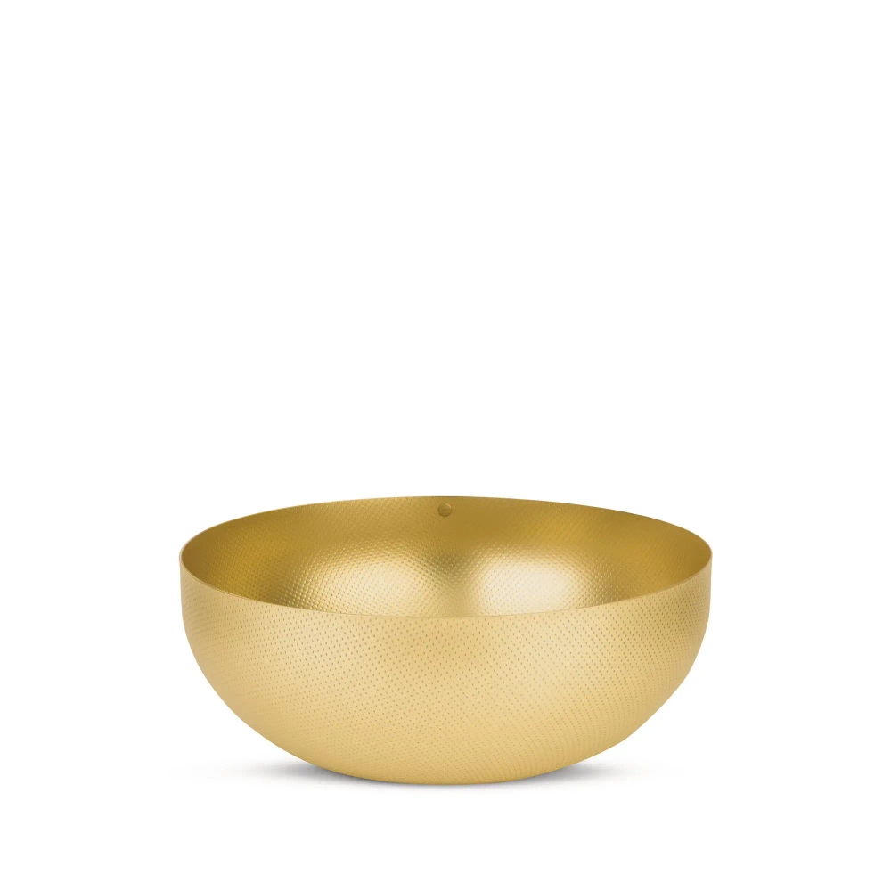 Alessi Золотая чаша Uta 30 см