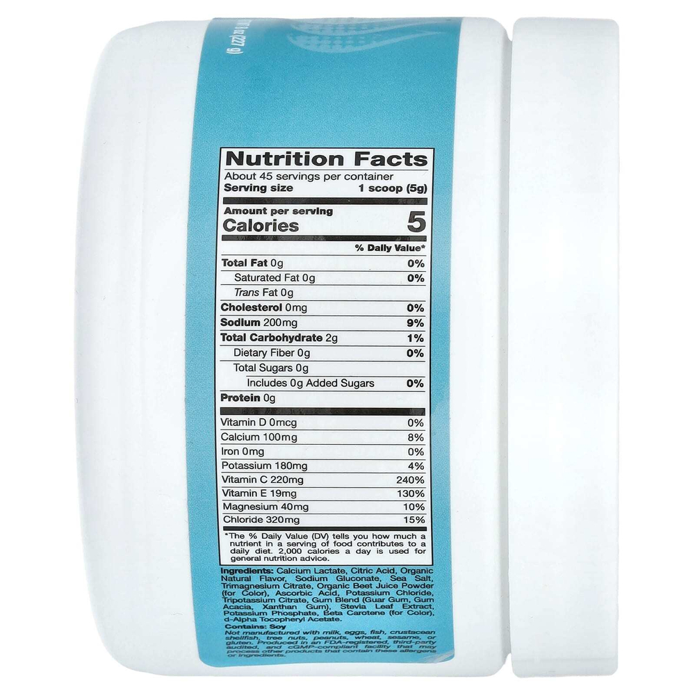 California Gold Nutrition, Beverages, HydrationUP®, смесь для приготовления напитка с электролитами, с витамином D, кальцием, железом и калием, со вкусом тропических фруктов, 227 г (8 унций)