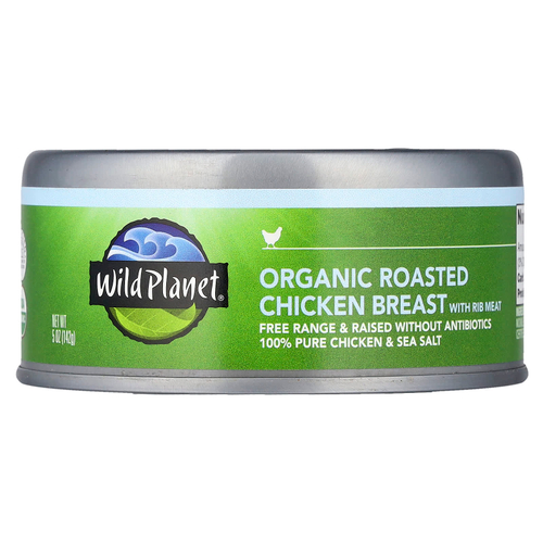 Wild Planet, Органическая жареная куриная грудка, 5 унций (142 г)