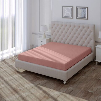 Простыня Verossa Stripe На Резинке Rouge 160х200 борт 30см