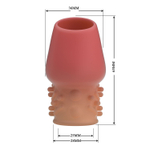 Реалистичная насадка на пенис Matias (Цвет: телесный)