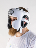 Шлем боксерский LEADERS LS MEX BK/WH 1/2 (черный/белый)