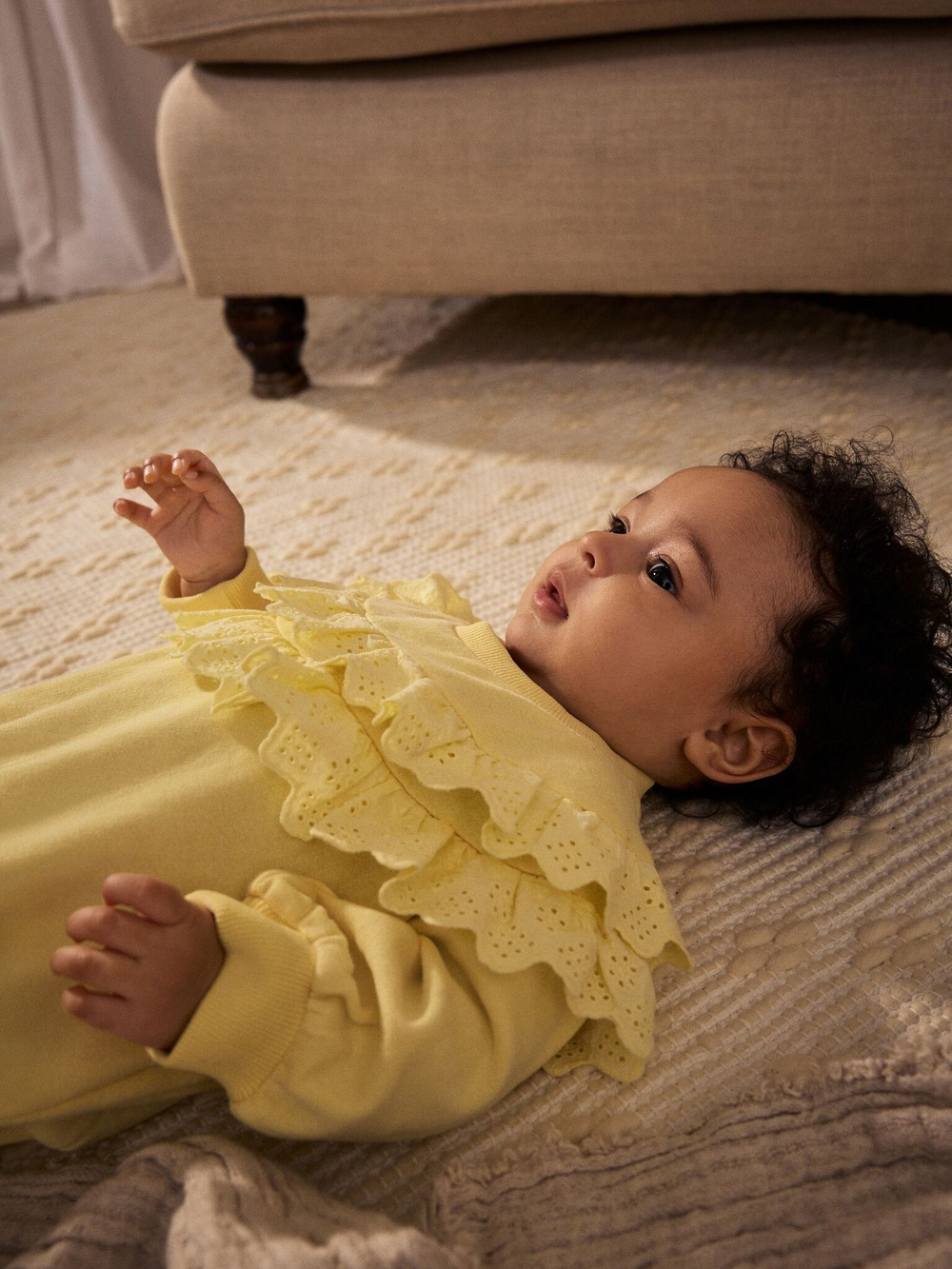 Толстовка и легинсы в комплекте для малышей Next E66-473, Светло-желтый