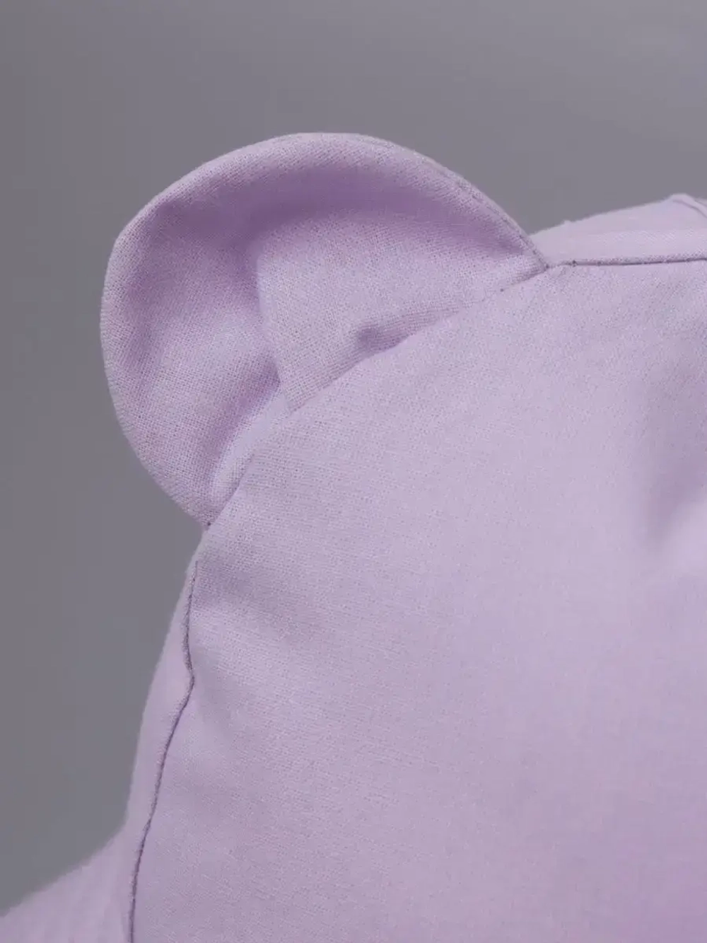 Детская фиолетовая панама на завязках пляжная