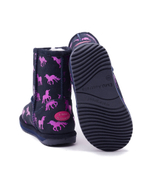 Кожаное угги Rainbow Unicorn Brumby EMU Australia - черный(K12373)