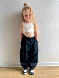 Брюки спортивные с двойной талией