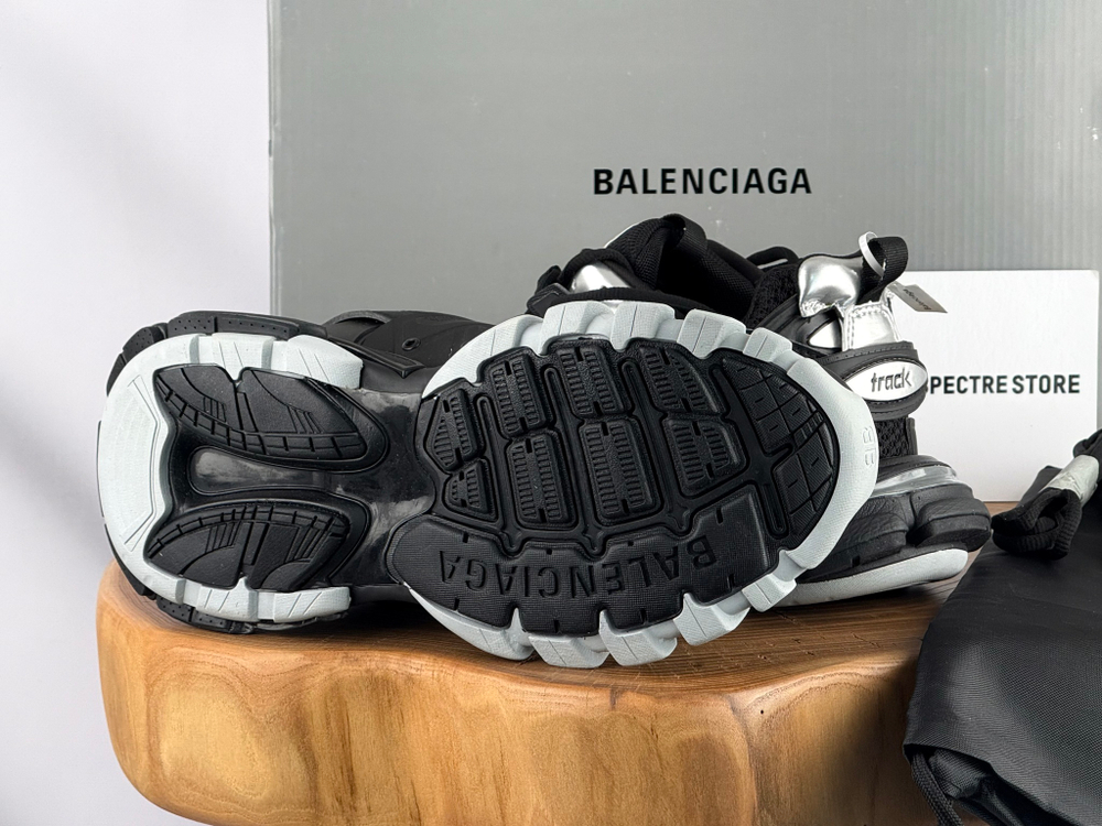 Balenciaga Track Sneaker Black Silver